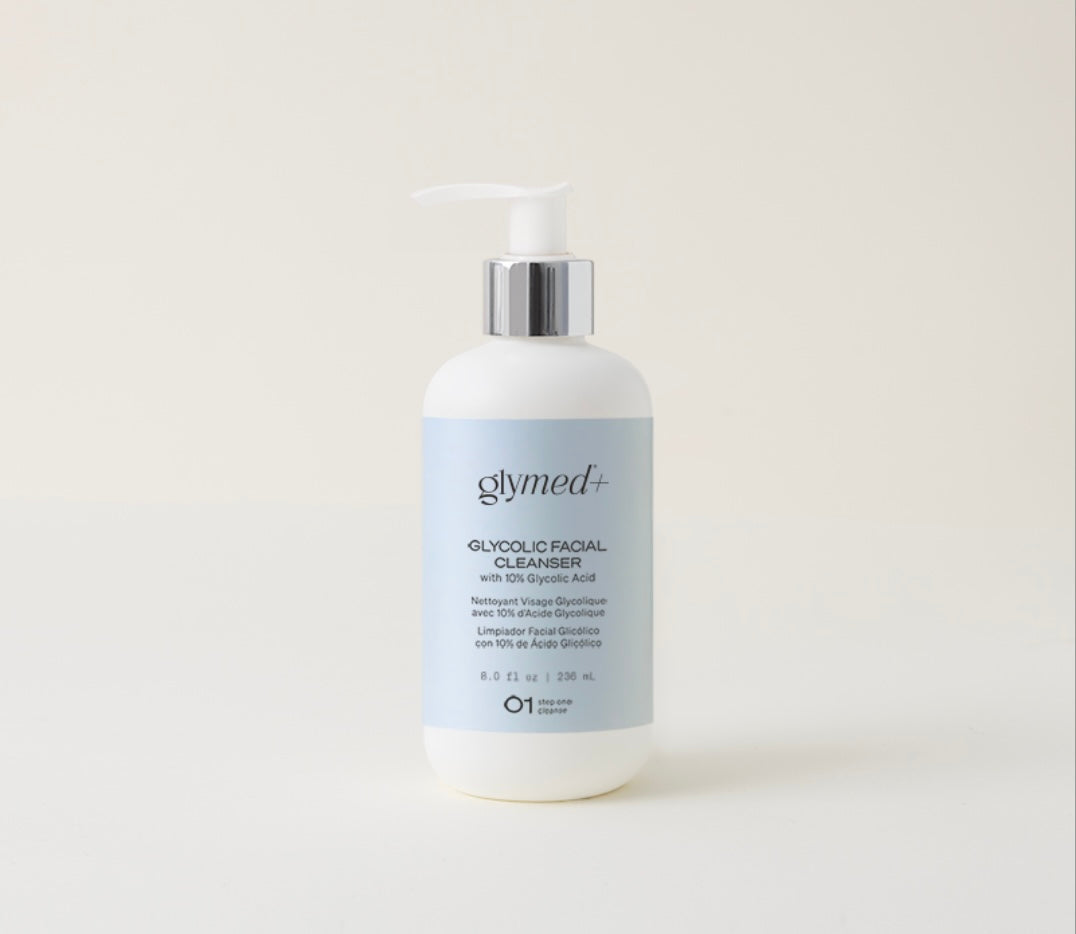 Glycolic facial cleanser