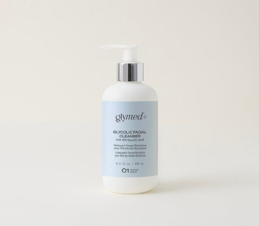 Glycolic facial cleanser